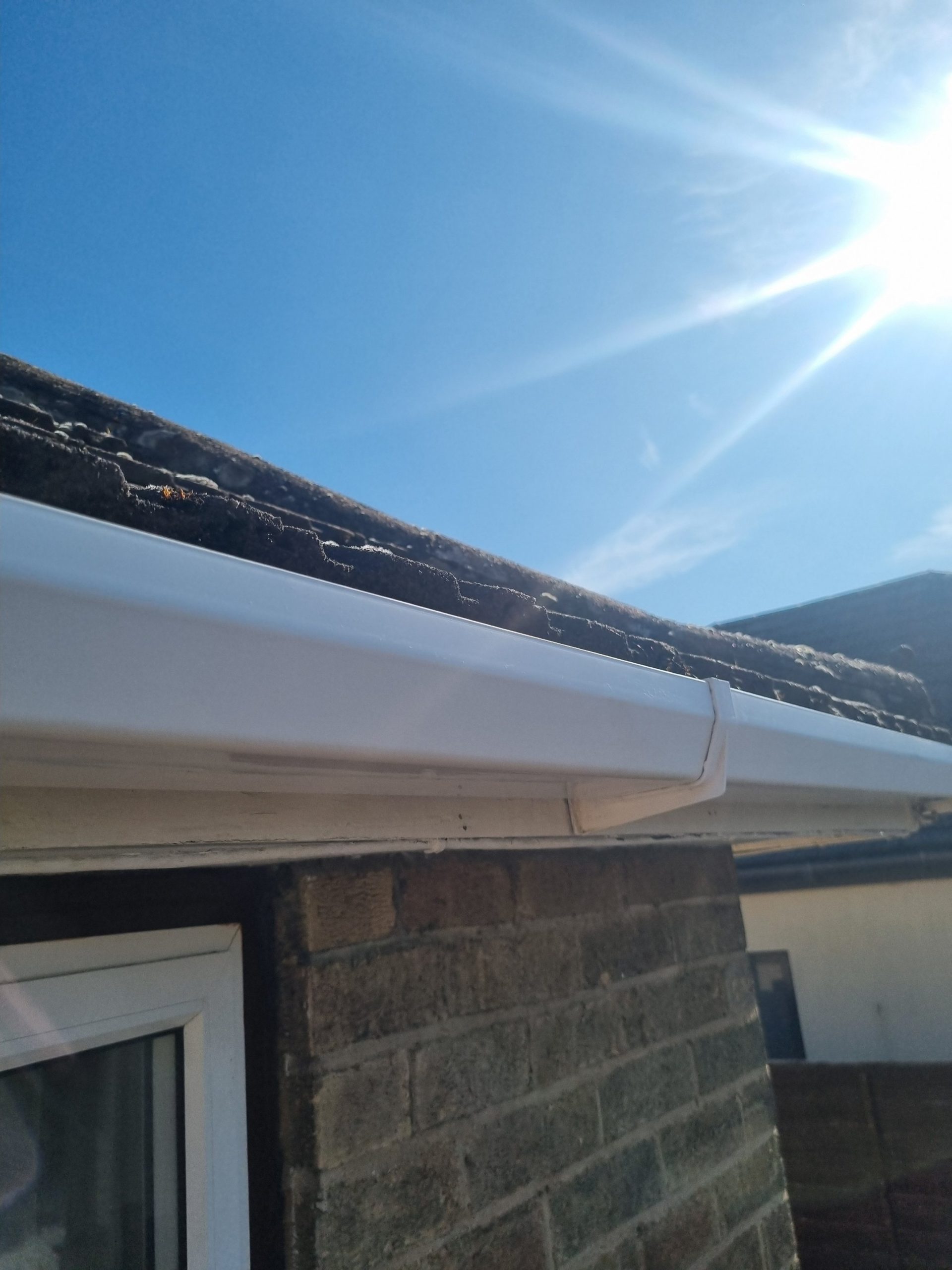 After gutter clearing